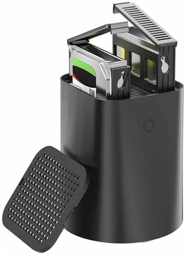 FakestarPC 2-Bay NAS Mini-PC N150 4C/4T, unterstützt 40T 2 x 20T, 2 x 3,5 Zoll HDD Speicher, Mini Host, NAS Server, DDR4 3200 MHz NVME, 4 x USB, HDMI, DP, Typ-C, WiFi 6 BT5.2, 2 x i226 2,5 G LAN