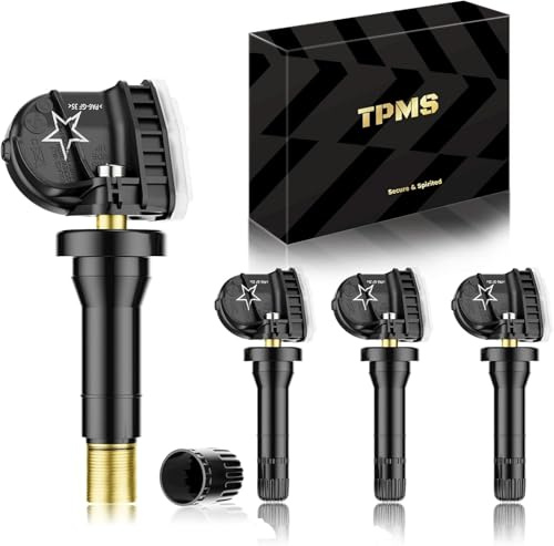 PUMBOAT TPMS 315MHz GM Pre-Programmed Compatible with:➥Chevrolet Colorado(2015-2022)|Malibu(2008-2016)|Impala(2005-2020)➥GMC Terrain（2010-2020） OE#13598771 (Set of 4) Tire Pressure Monitoring Sensor
