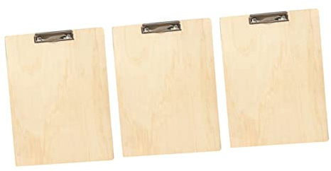Gadpiparty 3 Pièces Planchette Bois pour Écriture et Dessin Tableau de Croquis Pratique pour Restaurants Hôtels et Surface Lisse et