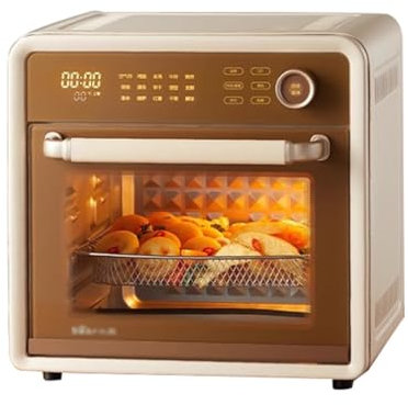 Easnuroz 18L Household Air Fryer Grand Four Électrique Multifonction Visuel Intelligent Poignée Rabattable, Menu À Écran Tactile, Contrôle Intelligent De La Température