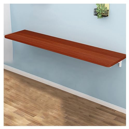 Mesa plegable montada en la pared, tablero grueso de 1 pulgada, soporte estabilizador triangular, diseño que ahorra espacio, ideal para balcón, restaurante, cafetería, uso doméstico