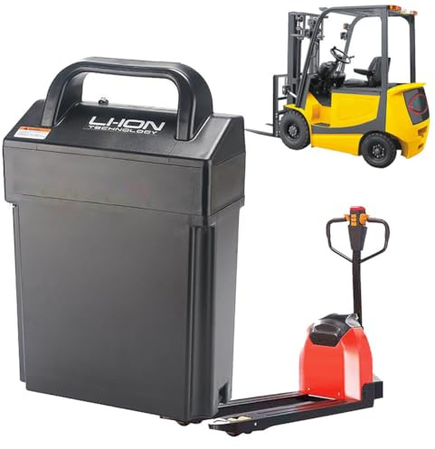 HJGHY Batería de 24 voltios para montacargas eléctrico, baterías de Iones de Litio de 24 V y 20 Ah para Kits de conversión de Motor de baterías para transpaletas eléctricas de 0 a 500 W