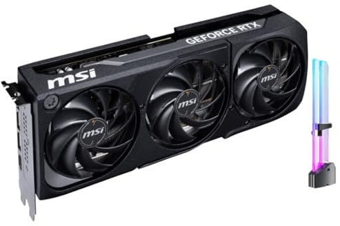 msi Tarjeta gráfica GeForce RTX 5070 Ti Shadow 3X OC, 16 GB GDDR7, 28 Gbps, 256 bits, 1406 AI Tops, DLSS 4, creación de contenido IA, inferencia LLM local, DP 2.1b x3, HDMI 2.1b, con soporte para GPU