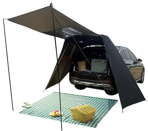 Tente de Voiture | Portable Réglable Imperméable Coupe-Vent - Auvent extérieur de SUV pour Camping,Automobile Berline Van Aventure Pêche Randonnée Pique-Nique Voyage