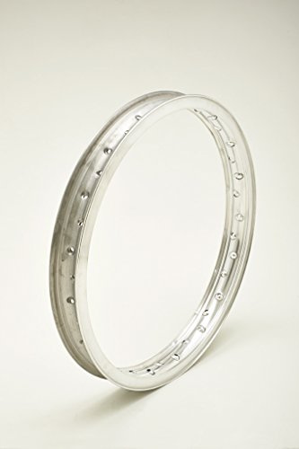 CERCHIO IN ALLUMINIO CON BORDO E PROFILO H PER MOTO D'EPOCA FINO ANNI 70 WHEEL RIM WM1 1,60 X 21 40 FORI