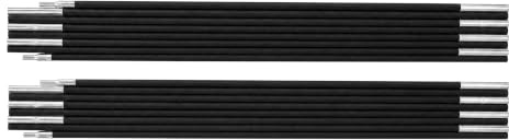 Zeltstange Glasfaser 4.48m 2 Ruten Camping Outdoor Zelt Pole Kit Markisenrahmen Stahlgewinde Leichtgewicht Dauerhaft Zeltzubeh?r f¨¹r Campingausr¨¹Stung