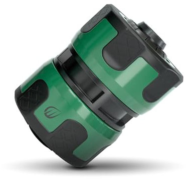 RASENWERK® - Connettore di Riparazione da 1/2 e 5/8 di Pollice - Connettore per Tubo d'Acqua - Accessori per Tubo da Giardino - Riparatore di Tubi - 1 Pezzo