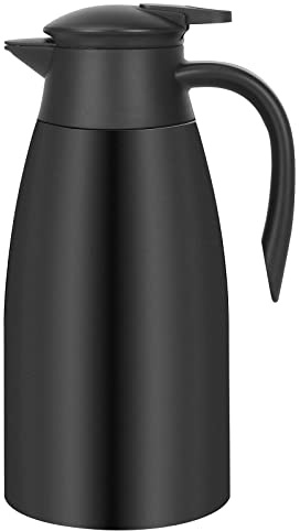 70oz Thermal Coffee Carafe Insulated Coffee Thermos, Stainless Steel Insulated Vacuum Coffee Carafes For Keeping Hot, Double Walled Insulated Vacuum Flask, Tea Water Coffee Dispenser Airpot