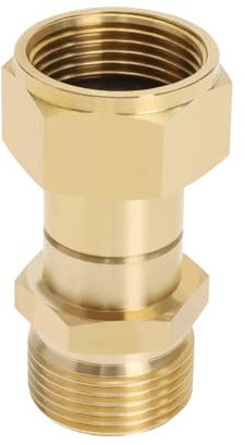 OTOTEC M22 X 14 mm Messing-Hochdruckreiniger-Drehgelenk Verdrehsicherer Anschluss Außengewinde Hochdruckreiniger-Zubehör 3000 PSI