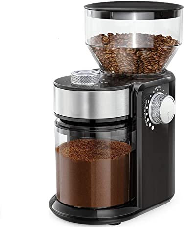 Good Homie Molinillo De Café, Molinillo De Café con 18 Ajustes De Molienda Precisos, Molinillo De Café Eléctrico De 2 a 12 Tazas para Espresso, Café por Goteo, Prensa Francesa Y Cafetera Moka