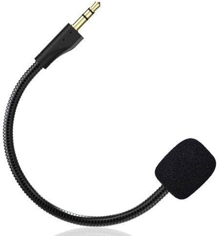 Toxaoii Mic Replacement Compatible with Logitech G Pro, G Pro X, G Pro X2 Wireless Gaming Headset, 3.5mm Detachable G Pro X Noise Cancelling Microphone Boom for Xbox One, PS4, PS5