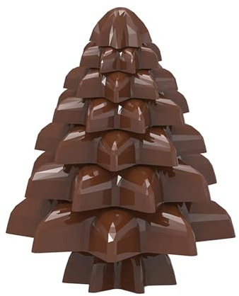 CW12071 – Chocolate World – Assortment of Stars for Xmas Tree 8 Fig Polycarbonate Mould