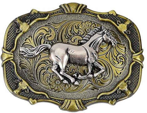 GORGECRAFT Turkosa stenknappar 87×62 mm bältesspännen män amerikansk västerländsk cowboy indianska element vintage turkos bältesspänne rektangel med blomma för kvinnor herrbälte, antikt silver