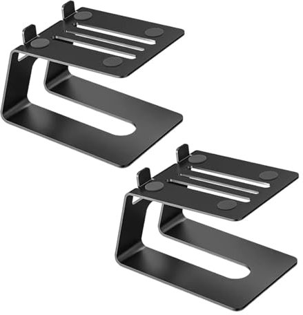 SUBLXPoten Lautsprecher Ständer 1 Paar Desktop-Lautsprecherständer, rutschfest, robust, 7,1 Zoll x 5,1 Zoll, Universal-Studiomonitorständer, besseres Audioerlebnis Boxenständer