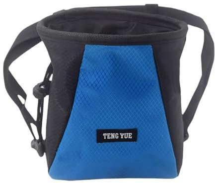 Aymzbd Sac à Magnésie d'escalade, Sac de Rangement, Pratique et Professionnel, Pochette à Cordon pour Entraînement, Gymnastique et Entraînem, Noir