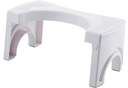 SEWACC Tabouret Toilettes Plastique Escabeau Pour Adultes Repose Salle De Bain Favorise La Position Accroupie Naturelle Et Confortable