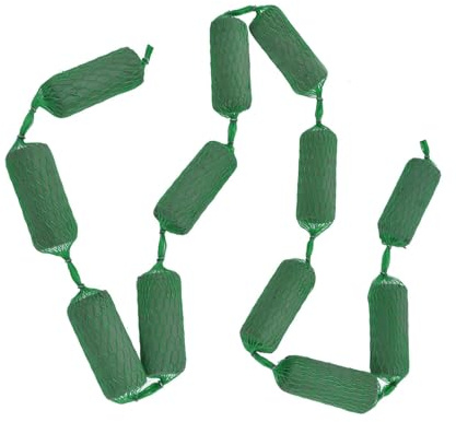 12 ghirlande di spugna per fiori, pasta per fiori artificiali, spugna per fiori, ghirlanda in schiuma di fiori, schiuma decorativa per composizioni floreali, verde (12)