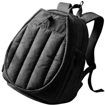 YNPQTDS Bolsas de Tenis para Hombres, Gran Compartimento Aislado ventilado, Acolchado de Raqueta de Tenis, para Zapatos bádminton Gimnasio, Entrenamiento, Viaje, Exterior, Interior, Estadio