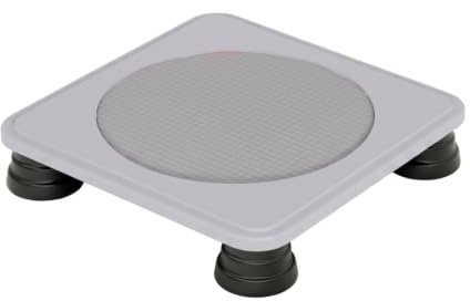 UxicRuya Kindertrampolin Mini Trampolin Sprunggerät Hüpfmatte Indoor Rebounder Geräuscharm mit Stabiler Dämpfung aus PP Und Eva für Kinderzimmer Familienaktivitäten Wohnbereich, Grau