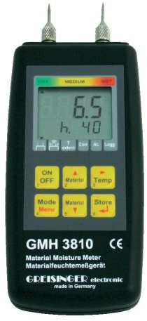 Greisinger GMH 3810 Materialfeuchtemessgerät Messbereich Baufeuchtigkeit (Bereich) 4 bis 100% vol Messbereich Holzfeuc