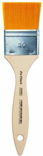 Da Vinci 5076 Serie Synthetik-Flachpinsel, 50, Faser, Schlichtes Holz, 18 x 5 x 30 cm