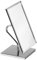 Premier Housewares Large Rectangle Free Standing Adjustable Mirror - Chrome…