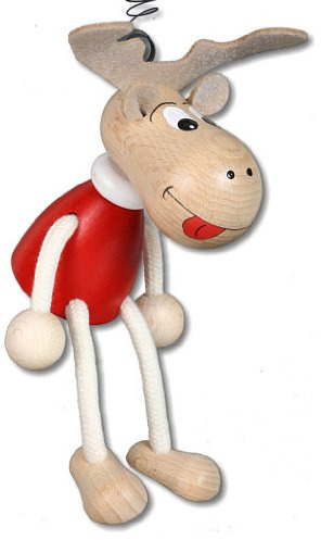 Okänd svängfigur älg 16 cm