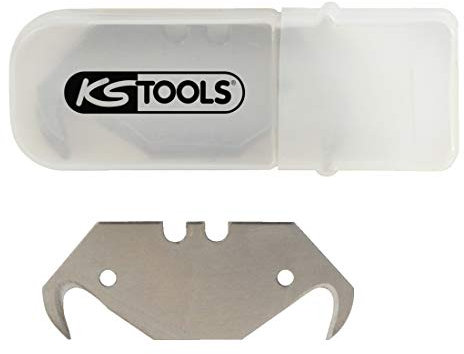KS TOOLS Hakenklingen für Profi-Universalmesser, 10er Pack