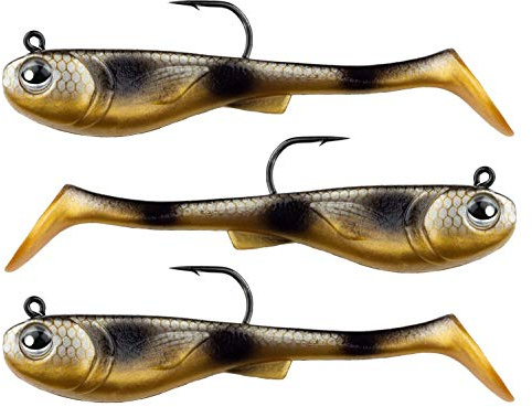 FISHN® GRUMPYbaby Gummifisch Set - Gewicht: 13g, Länge: 11cm - Extreme Schwimmaktion, Angelköder zum Hechtangeln, Softbait, Swimbait, hohe Fangkraft, Hecht (3 Stück)