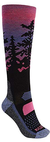 Burton Damen Performance Midweight Snowboard Socken, Sunrise, M/L