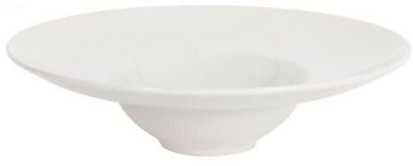 La Mediterránea S2206836 Plato para Pasta, Bari Marfil Gres, 25 x 6.6 cm