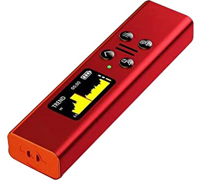 Zunedhys Tragbarer Nuklearstrahlungsdetektor GeigerzäHler Tester Dosimeter Rot