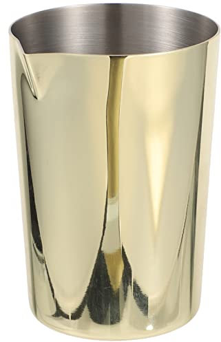 Edelstahl Cocktail Rührbecher für Bars, Gold, Professionell