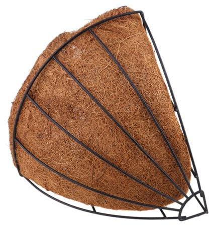BESPORTBLE Cesto Di Fiori in Fibra Naturale Da Cocco Cesto Appeso Angolare Da Appendere Alla Parete Da Balcone Materiale Durevole Antiruggine Facile Da Appendere