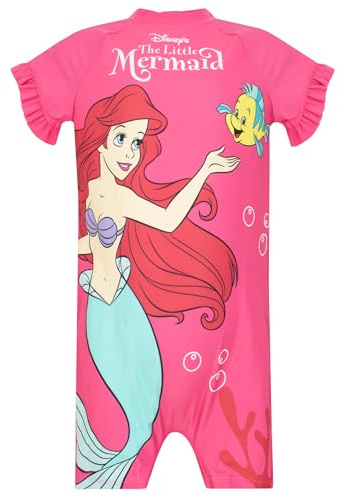 Disney Princess Bathing Suit | The Little Mermaid Ariel Swimsuit | Princess Bathing Suits for Girls Pink 8