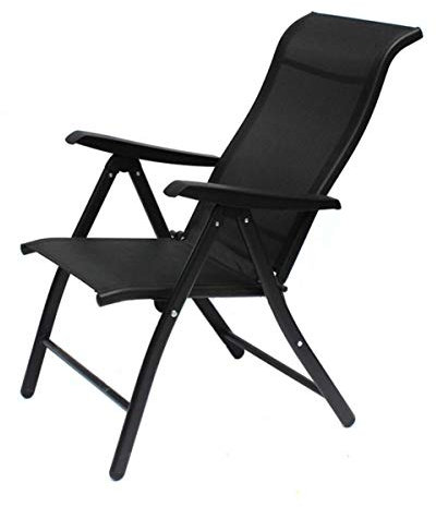 Generico Fällstol med nollgravitation, vilstol, vilstol, vattentät och justerbar solstol, för strand, uteplats, trädgårdsmöbler, camping, utomhuskontor
