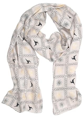 Allgäu Rebell Trachtentuch Trachteneleganz mit Edelweiß, Brezen, Hirsch 174cm x 52cm