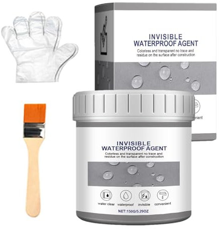 Sigillante isolante impermeabile - Spray adesivo super forte con pennello | Rivestimento impermeabile trasparente | Sigillante per tetto lunga durata | Agente sigillante per colla impermeabil