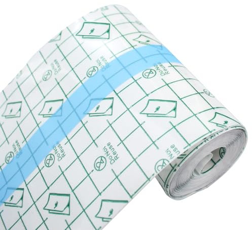 1Rotolo Benda Trasparente Impermeabile(10cm*5m),pellicola tatuaggi, Bendaggio Antiallergico Benda, Traspirante,per Protezione Delle Ferite