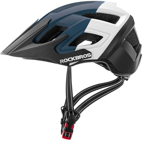 ROCKBROS Bike Helmet Mountain Bike Helmet Adult Lightweight Breathable For Men And Women MTB Road Cycling Accessories One Size 58-62 CM