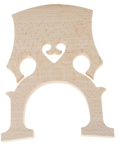 Rendimiento Listo Cello Soundboard Bridge Construcción de Madera Natural con Precisiones Recortes Construidos Para Vibratos Profesional Puente de Cello