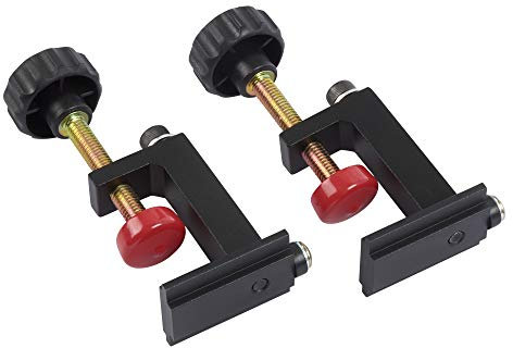 Trend Varijig Extra-Long Pivot Clamp, 50mm Clamping Thickness, Non-Marring Pads, VJS/PCK/L, Black,red,gold