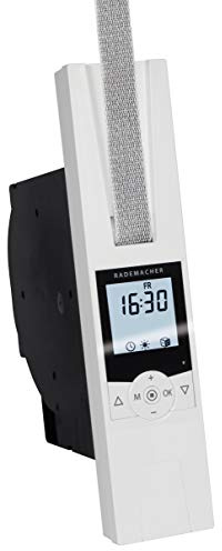 Rademacher elektrischer Gurtwickler RolloTron Comfort Plus 1705-UW, für Rollladen bis 60 kg (10 m²), für 23 mm Gurtband, Display, Unterputz (HOMEPILOT Nachfolgemodell verfügbar)