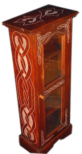 Unbekannt Holz Vitrine Celtic