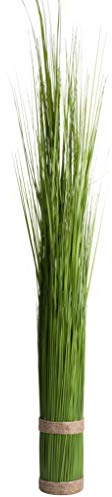 Nova-Nature Künstliches Grasarrangement, ca. 120 cm | Runder Sockel, Mit Bastband
