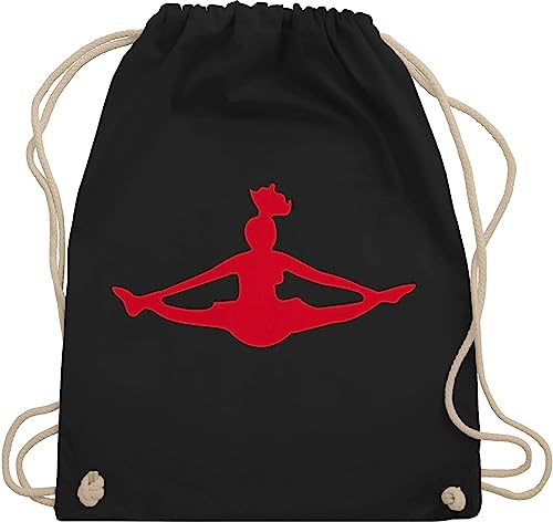 Shirtracer Turnbeutel Rucksack - Tanzen Geschenk - Cheerleading - Unisize - Schwarz - kinderturnbeutel dance tanzsport beutel sport tasche kinder tanz cheerleader sportbeutel damen mit spruch tänzer