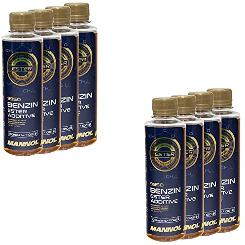 Reiniger Kraftstoff System Reinigungsmittel MANNOL Benzin Ester Additiv 9950 8 X 250 ml