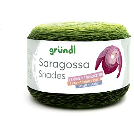 gründl Strickwolle Saragossa Shades 250g 1000m Baumwolle Acryl Mix