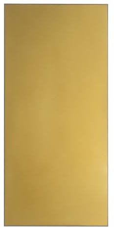 sourcing map Welding Lens 2 x 4.25 Shade 12 Glass Replacement Welding Lenses Darkening Filter Plates for Welding Helmet, Gold Coated Black