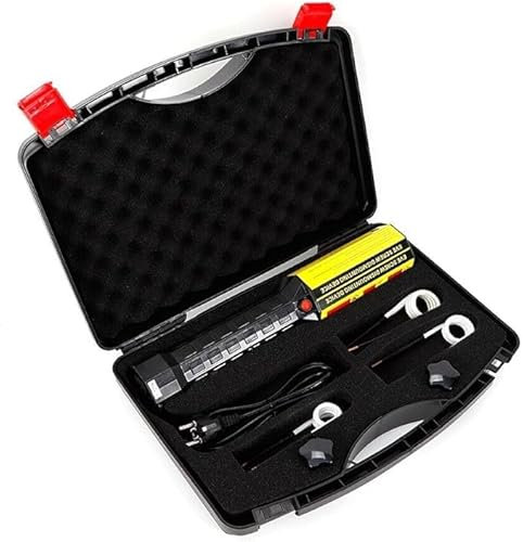 TESUGN Mini Ductor - Riscaldamento magnetico a induzione, 1000 W, senza fiamma, kit di riscaldamento a induzione magnetico per serrare, riscaldamento e spegnimento di elementi riscaldanti a induzione